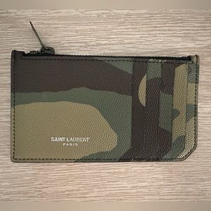 Saint Laurent Zip Card Case